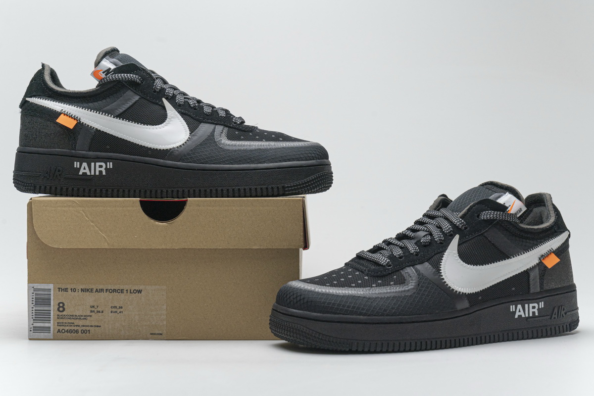 Off White X Nike Air Force 1 Black Ao4606 001 12 - www.kickbulk.cc